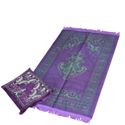 Prayer rugs with a cloth bag (Purple)