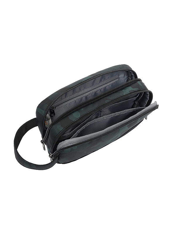 بوسو حقيبة تخزين للسفر بتصميم عسكري 17 سم للأجهزة اللوحية، أخضر