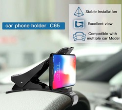 C65 Dashboard Car Phone Holder, Black