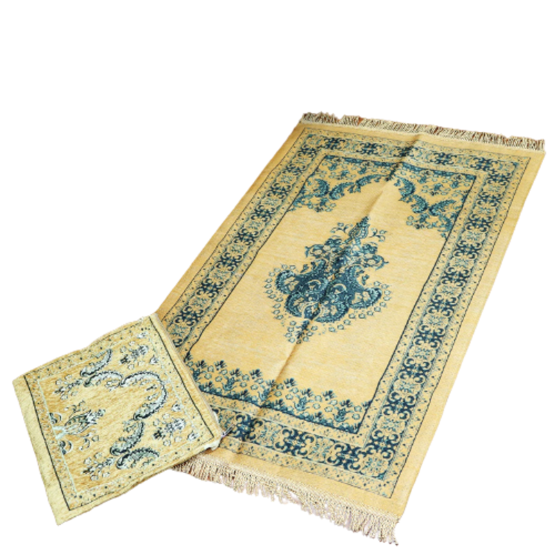 Prayer rugs with a cloth bag (Gold)