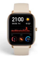 Amazfit GTS Smartwatch, GPS, Gold/Beige