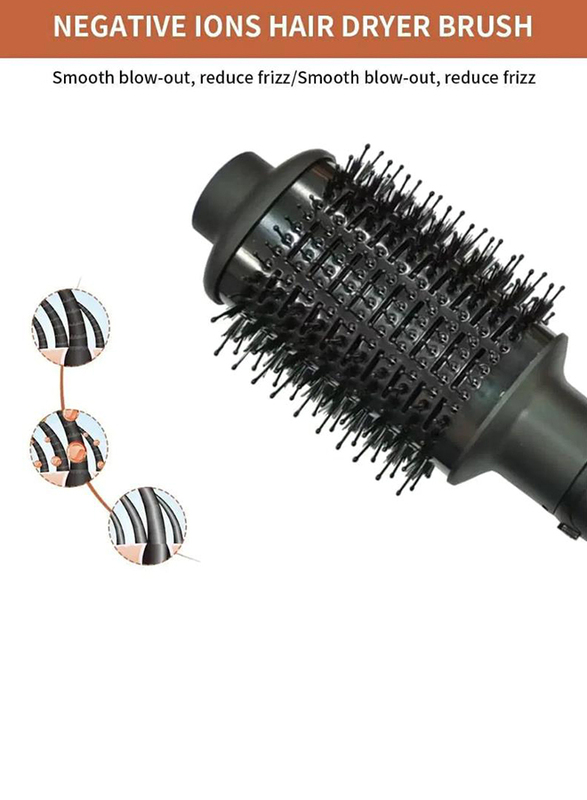 Rebune 4-in-1 Multifunctional Hair Styler, 1200W, RE-2084, Black
