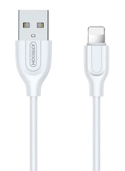 Joy Room Lightning Cable, Data/Sync & Fast Charging USB Type A Male to Lightning for Apple Devices, White