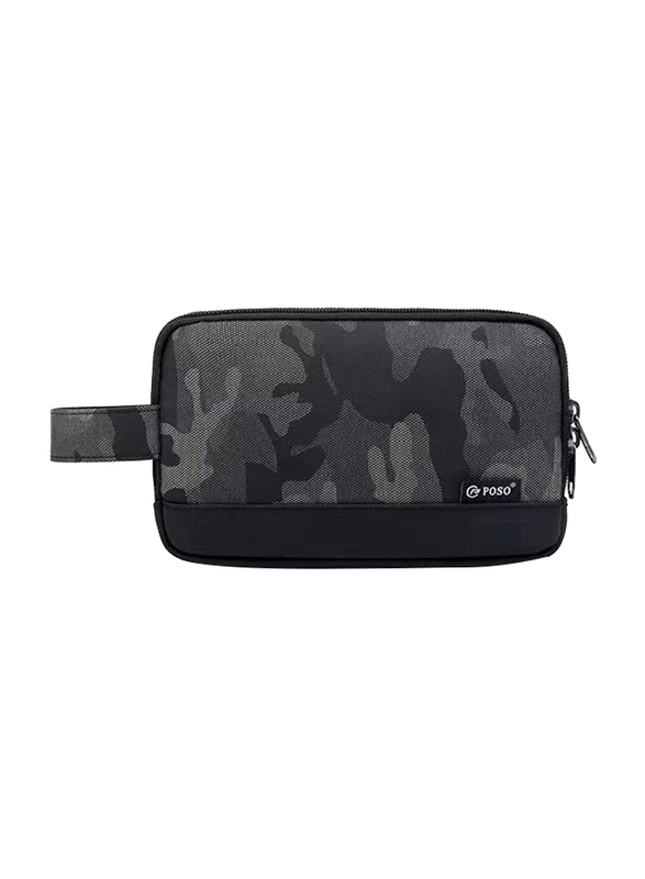 Poso 17-cm Military Design Travel Storage Bag for Tablets, Grey