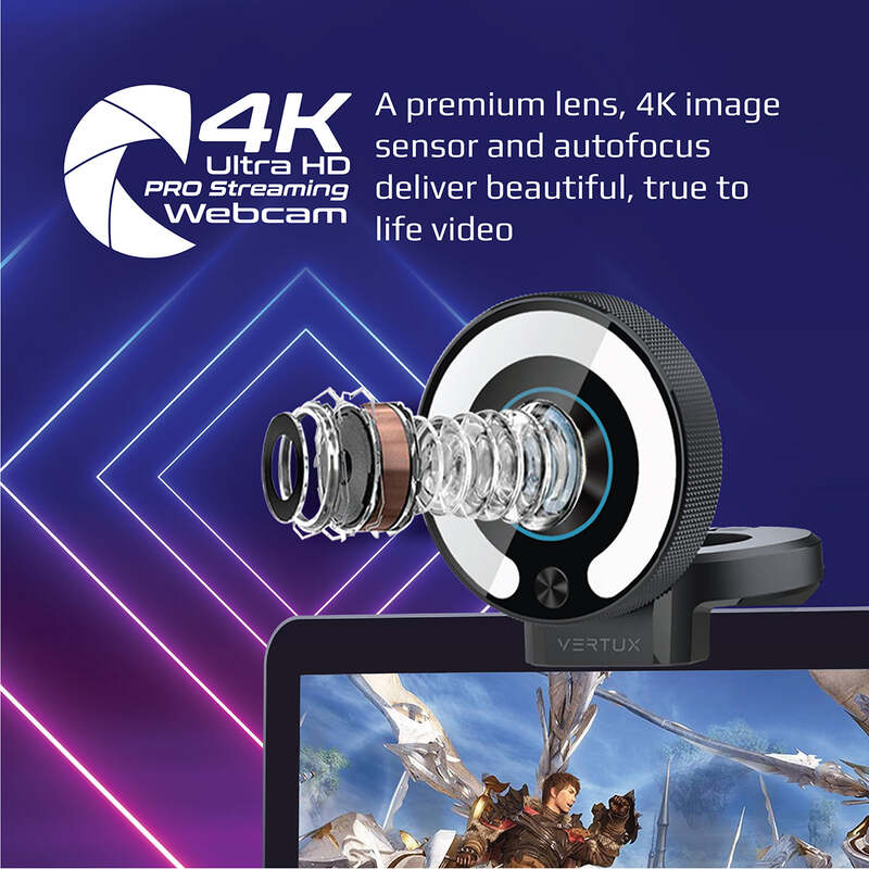 Odin 4K Ultimate Webcam For The Sharpest Clarity