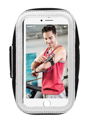 Universal Sport Armband For Cell Phone, Black/White