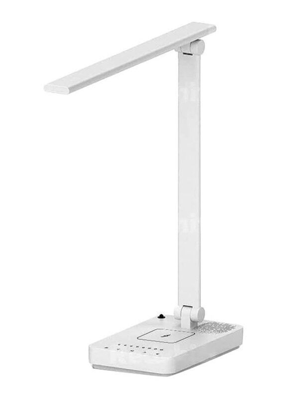 

Generic Quran Speaker Table Lamp with Wireless Phone Charging, White