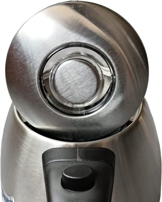 REBUNE RE-1-025 Electric Kettle Stainless Steel Fast for Tea and Coffee, 1.7 Litre, 2200W Silver