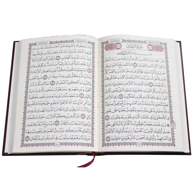 The Holy Qur’an with the Ottoman drawing, with the narration of Hafs on the authority of Asim 14/20