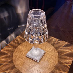 Bluetooth Music Crystal Table Lamp, Clear