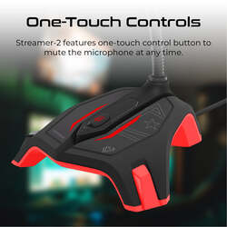 Streamer 2 Omni Directional Distortion Free Gaming Microphone