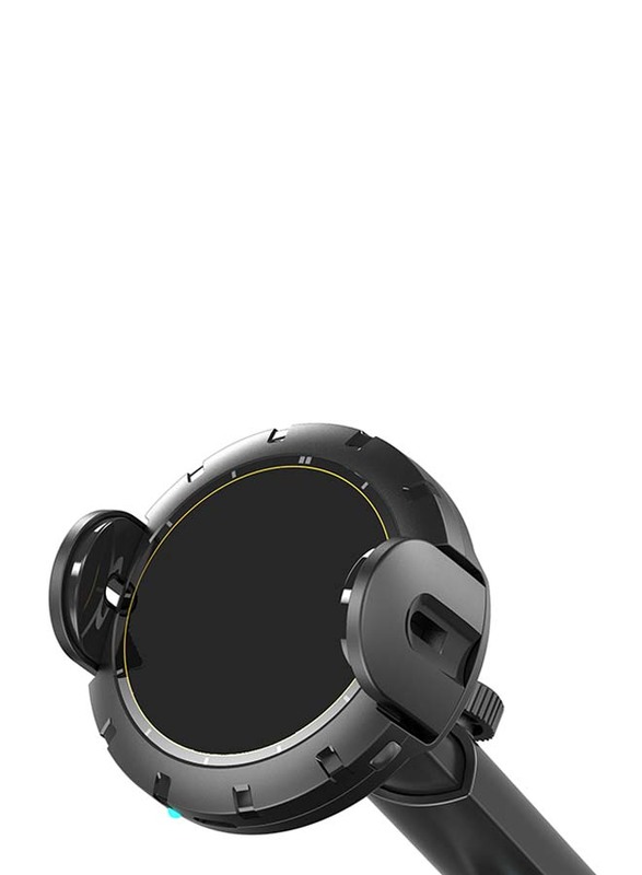 C77 10W Nanosorption Qi Wireless Car Charger Holder for Smartphones, Black