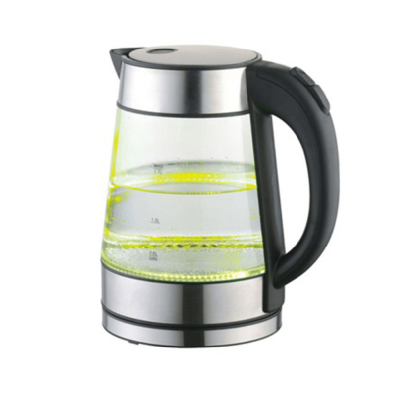 REBUNE Electric Kettle 2200W 1.7 Litre Glass Body Electric Cordless Kettle With LED Color Indicator, Water-Level Indicator, Removable Filter, Auto Shut-Off Function RE-1-109.