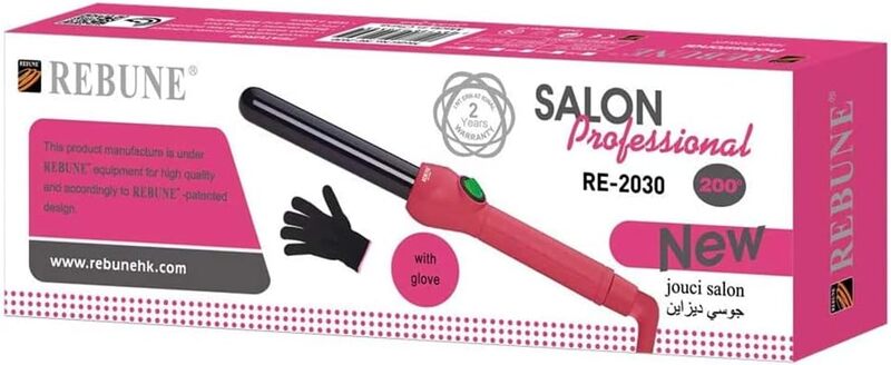 REBUNE RE 2030 Hair Curler 25MM Ceramic Iron Hair Curly Wand