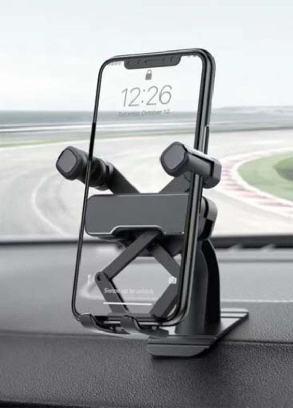 C90 Gravity Mobile Phone Car Holder, Black