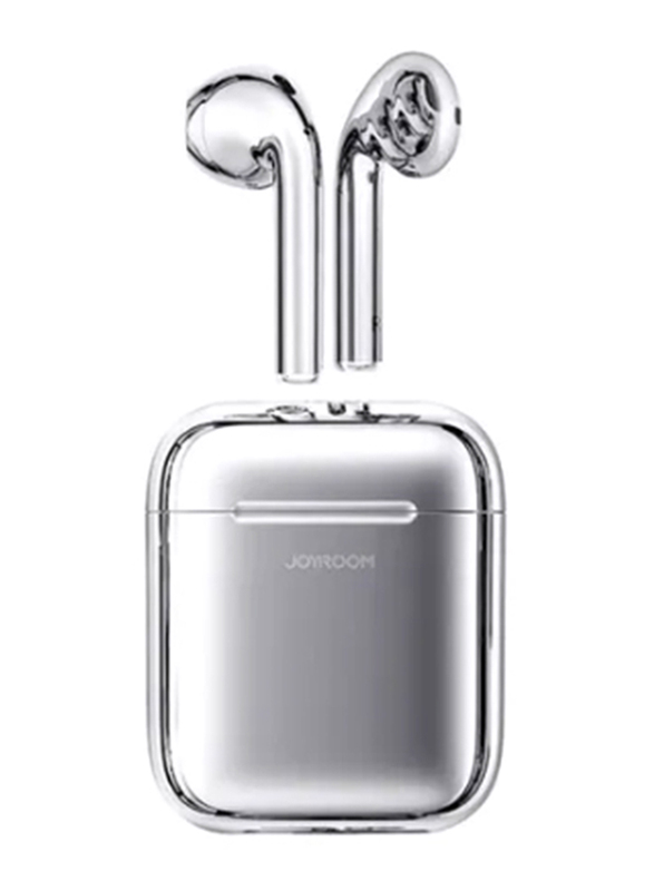 Joyroom JR T03S Bluetooth In-Ear Earbuds with Charging Case, Silver