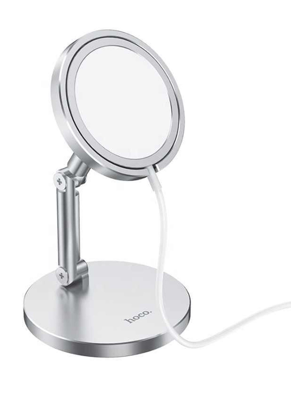 Hoco PH39 Desktop Magnetic Wireless Charger, Silver