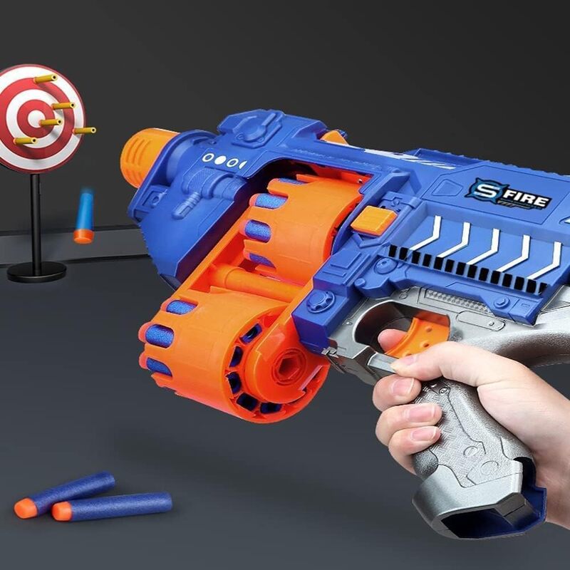 Electric Soft Bullet Toy Gun 40 Foam Bullets Included Target Shooting Game Gun Toy for Kids & Adults.