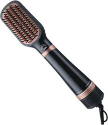 REBUNE RE 8888 New Hair Styler 1300W One Step Hot Air Styler Hair Dryer  Volumizer Styler Negative Ionic Electric Hair Dryer  Curler Straightener Brush (Gold)