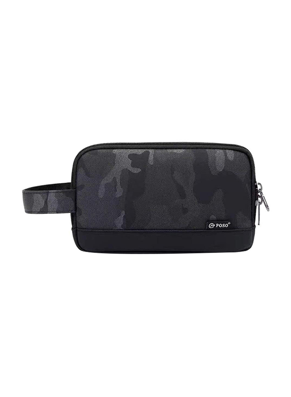 بوسو حقيبة تخزين للسفر بتصميم عسكري 17 سم للأجهزة اللوحية، أسود