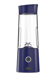 Porodo 400ml Portable Powerful Blender Juicer with 6 Blades, 2500 mAh, Blue