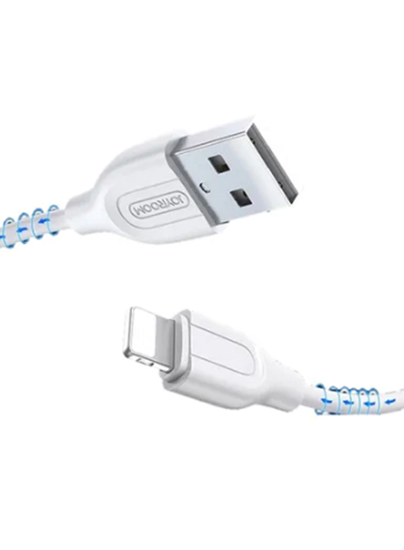 Joy Room Lightning Cable, Data/Sync & Fast Charging USB Type A Male to Lightning for Apple Devices, White