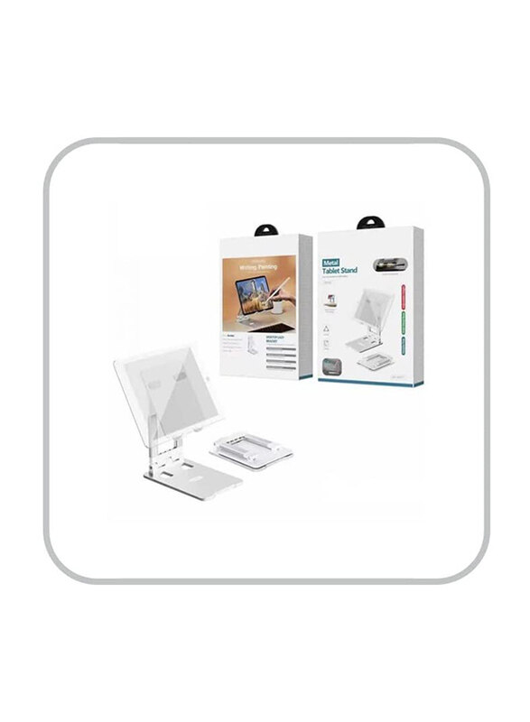 

Unbranded Metal Tablet Stand Also Compatible with iPad, Silver