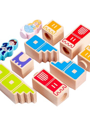 Muqiy The Hero Save Princess Preschool Puzzle Game Building Blocks Set, Multicolour