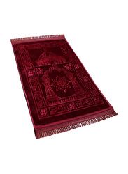 Al Basha Tech Prayer Rug Mat, Maroon