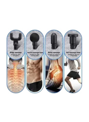 Rechargeable Massage Gun Deep Tissue Massager, Grey/Black