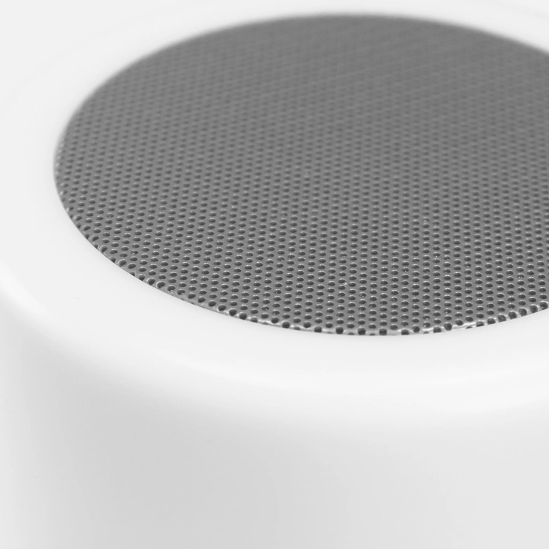 Portable bluetooth speaker with built-in light and clock