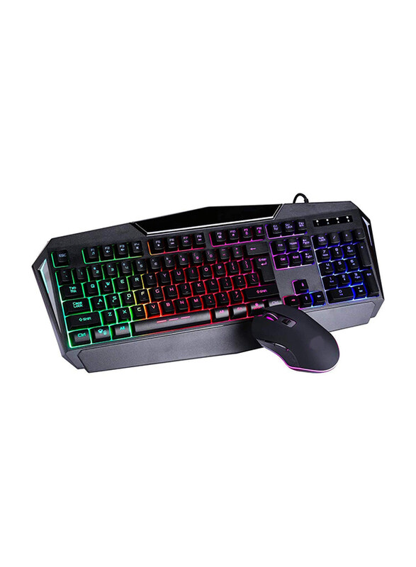 C510 Backlit USB Gaming Combo Set, Black