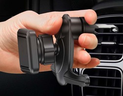 360 Degree Magnetic Car Mobile Holder, Black