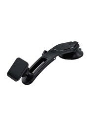 C107 540 Degree Adjustable Suction Car Holder for Smartphones, Black