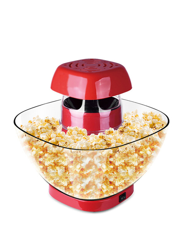 

Unbranded Automatic Popcorn Maker, KA-2018, Red/Clear