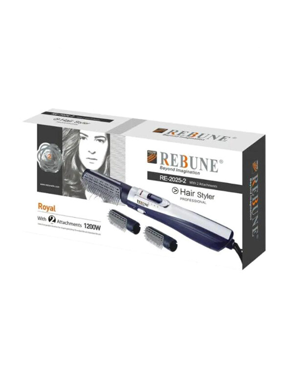 

Rebune 3-in-1 Hair Styler, 1200W, RE-2025-2, Black