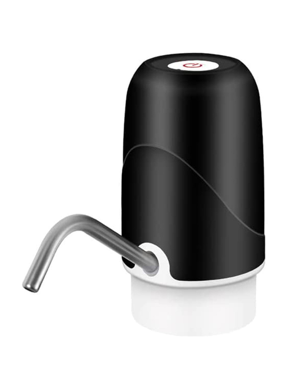 Mini Barrelled USB Rechargeable Electric Pump Water Dispenser, Black/White