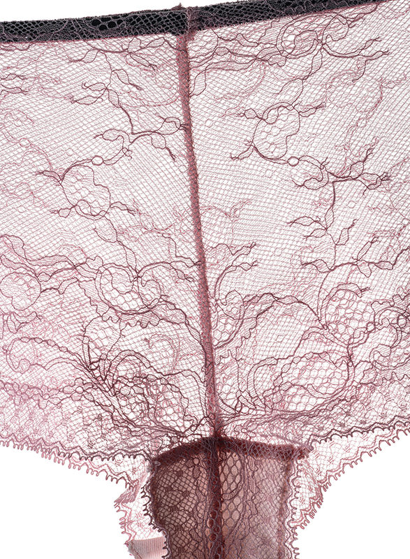 Lacy Dreams Comfortable Lace Brief, Medium, Pink