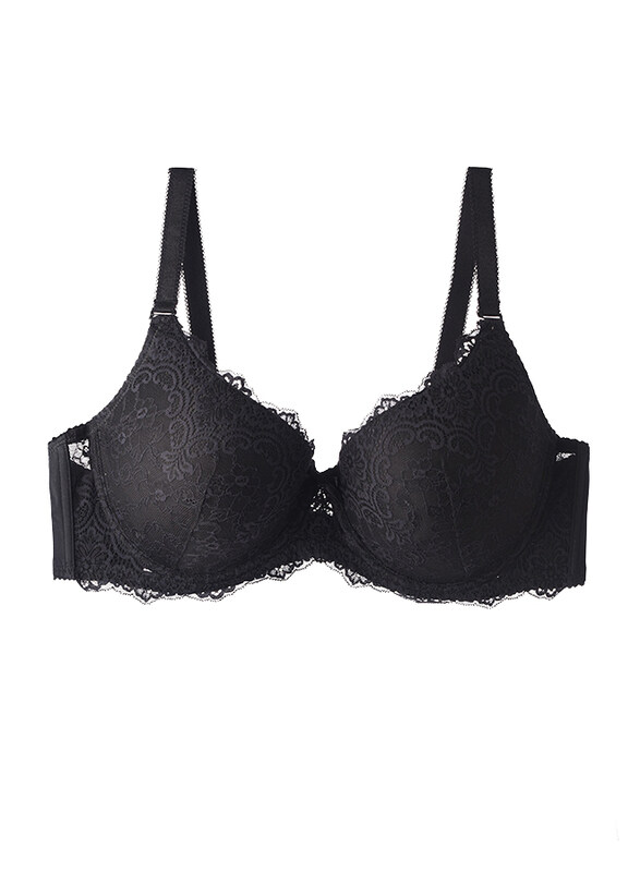 

Lacy Dreams Single Casual Bra, Black, 40D