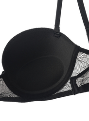 Lacy Dreams Casual Multiway Push-up Lace Bra, 32B, Black