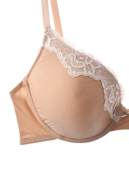 Lacy Dreams Casual Lace Bra, 34B, Beige