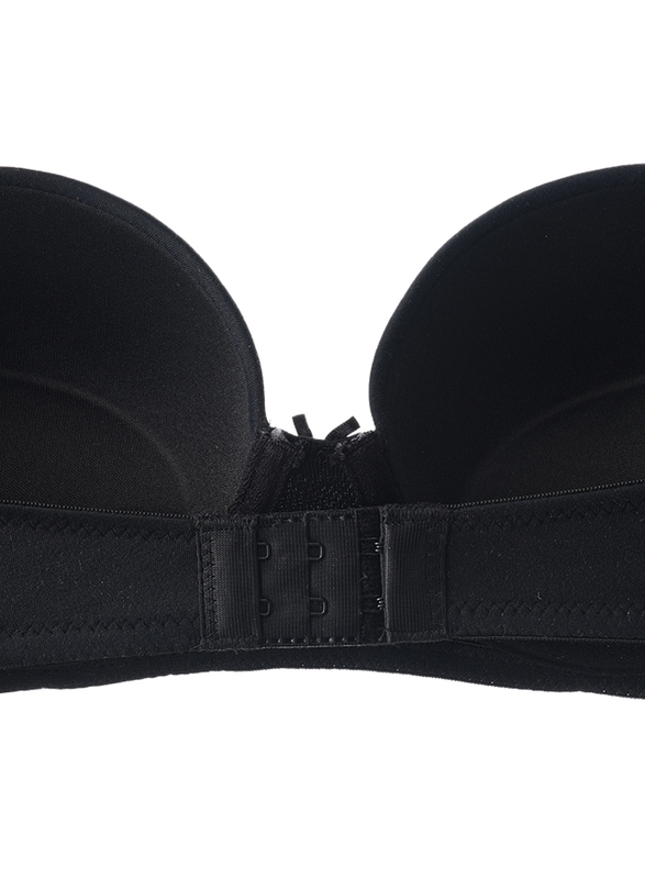 Lacy Dreams Casual Lace Bra, 34B, Black