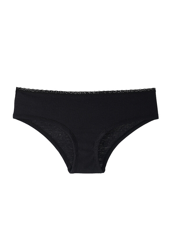 

Lacy Dreams Comfortable Lace Hipster, Double Extra Large, Black