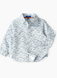 Jam Cotton Woven Solid Long Sleeve Shirt for Boys, 12-18 Months, Multicolour