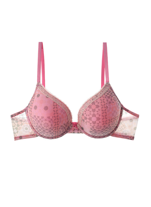 

Lacy Dreams Casual Lace Bra, 34B, Pink