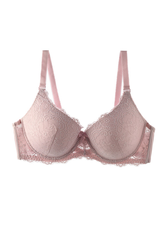 

Lacy Dreams Single Casual Bra, Pink, 42D