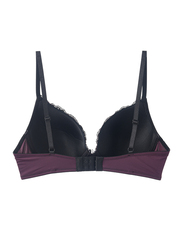 Lacy Dreams Casual Lace Bra, 32B, Purple