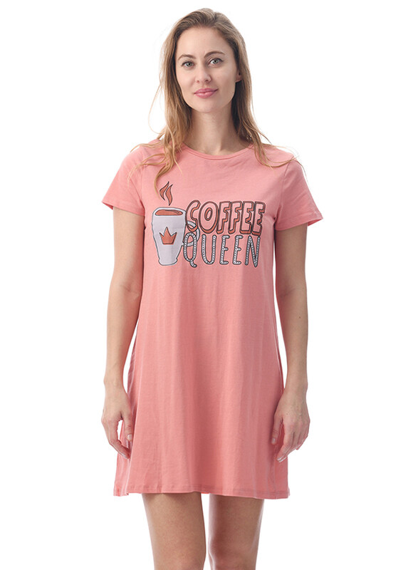 

Lacy Dreams Elegant and Comfortable Sleepwear Sleepshirt, Extra Large, Pink