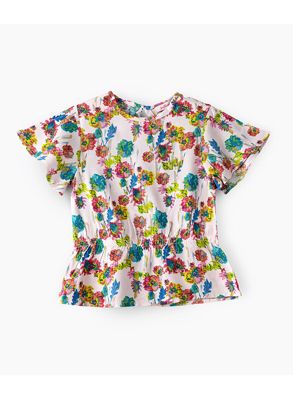 

Jelliene Viscose Printed Blouse for Girls, 3-4 Years, Multicolour