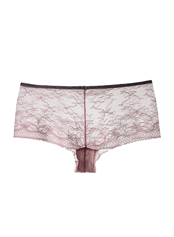 Lacy Dreams Comfortable Lace Brief, Medium, Pink